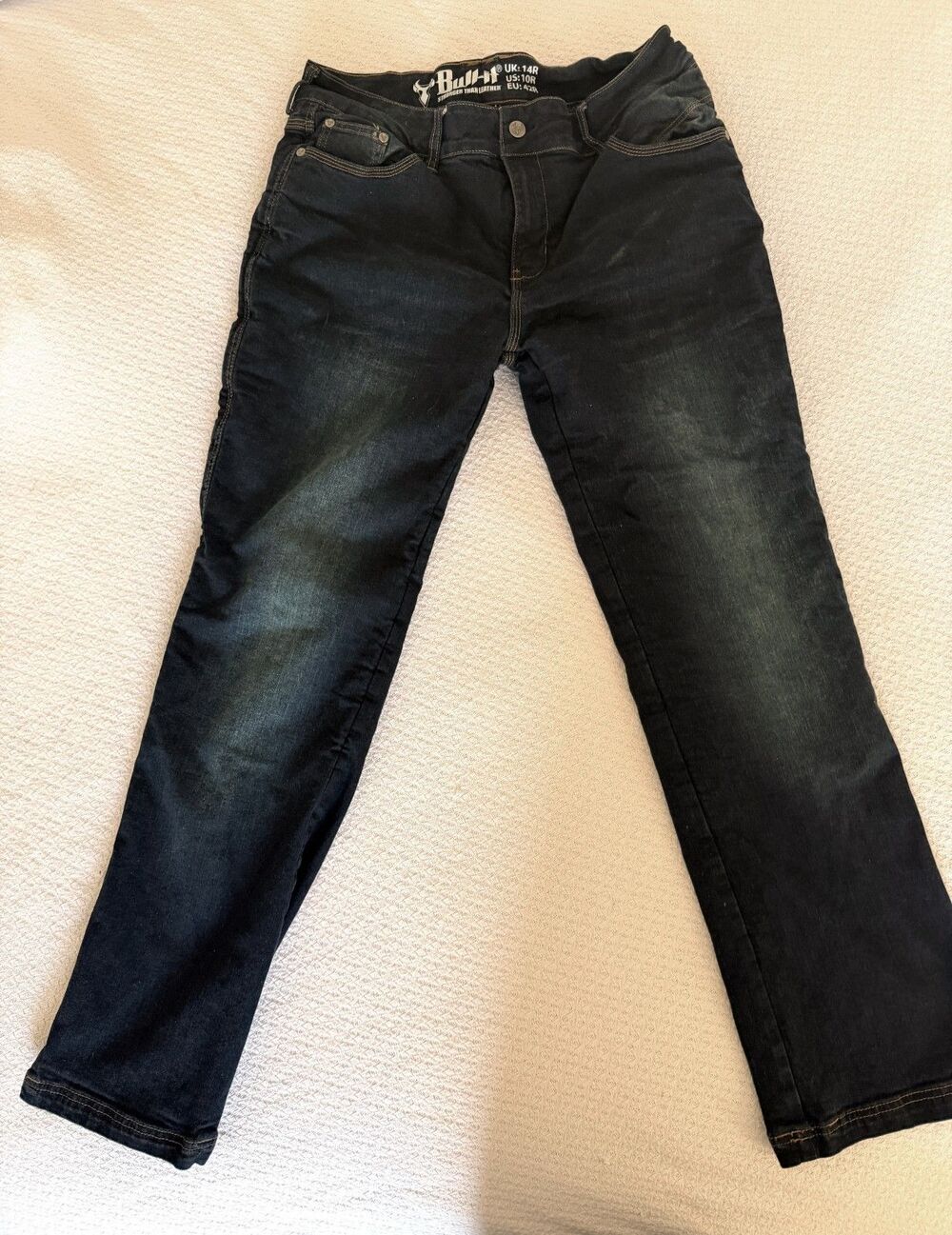 Bull-it Womens 10R Covec Motorcycle Riding Jeans Black Reinforced Protective